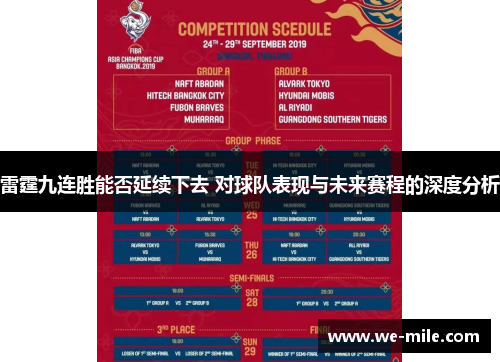 雷霆九连胜能否延续下去 对球队表现与未来赛程的深度分析 雷霆九连胜能否延续下去 对球队表现与未来赛程的深度分析